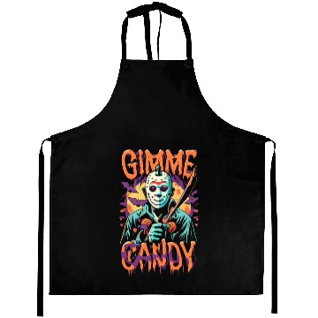 Discover Halloween Gimme Candy Spooky Season Aprons