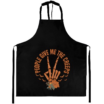 Discover People Give Me The Creeps Skeleton Hand Aprons
