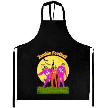 Discover Halloween Zombie Football Aprons