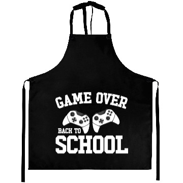 Discover Game Over Back To School Gamer Back To School Aprons