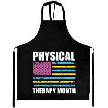 Discover USA Flag PT PTA Physical Therapy Gift Physical Aprons