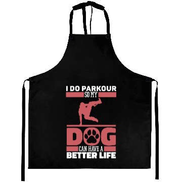 Discover Parkour Free Running Dog Aprons
