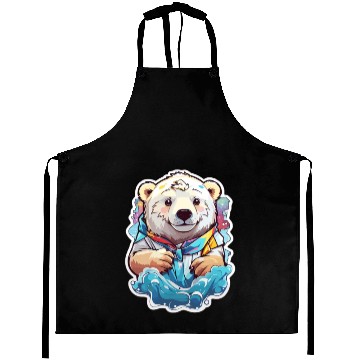 Discover Polar Bear Kawaii Aprons