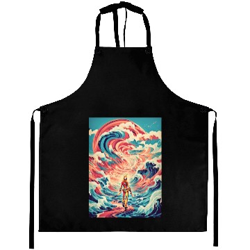 Discover Retro Wave Nostalgia Aprons