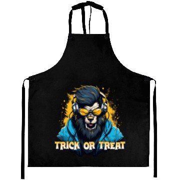 Discover Halloween werewolf Aprons
