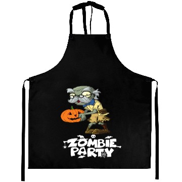 Discover Party For Zombies Aprons