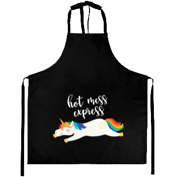 Discover Hot Mess Express Magical Unicorn Aprons