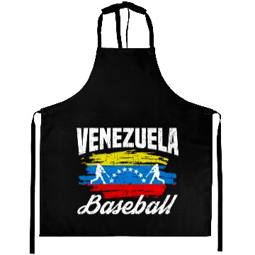 Discover Venezuela Baseball Team Championship Aprons