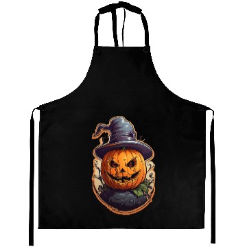 Discover Happy Halloween Pumpkins 22 Aprons