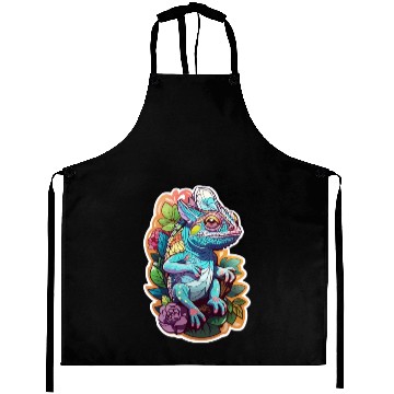 Discover Chameleon kawaii Aprons