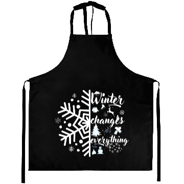 Discover winter changes everything Aprons