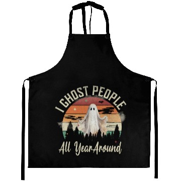 Discover I Ghost People All Year Around Aprons