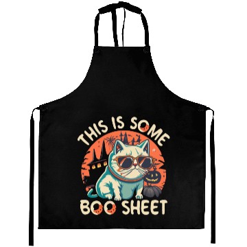 Discover This is Boo Sheet Halloween Ghost Aprons