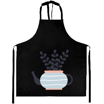 Discover Flower And Teapot Pot Plants Aprons
