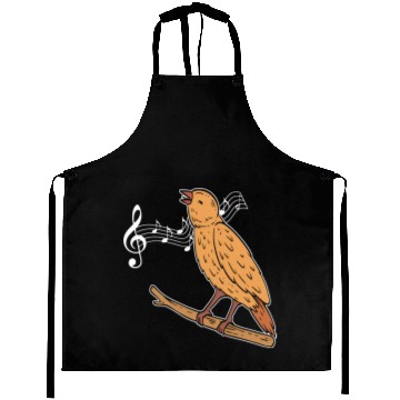 Discover Singing Bird Recording Artist Gift Aprons