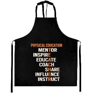 Discover Pe Physical Education Teacher Teach Back To School Aprons