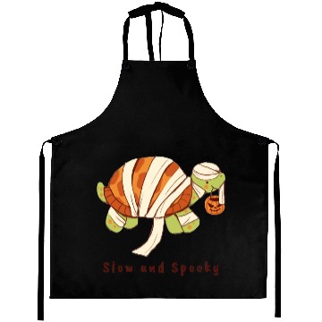 Discover Slow And Spooky Halloween Spooky Mummy Tortoise Aprons