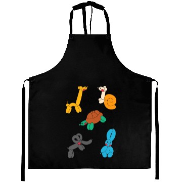Discover Cute Neon Animal Balloon Sticker Pack Aprons