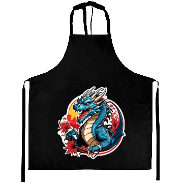 Discover BLUE DRAGON ANGRY Aprons