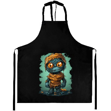 Discover Halloween Spooky Cartoon Mummy Aprons