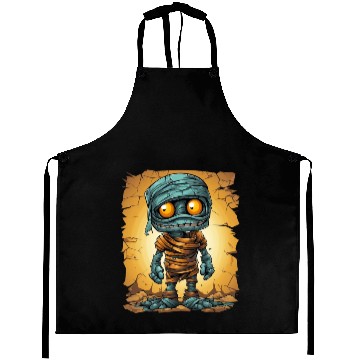 Discover Halloween Spooky Cartoon Mummy Aprons