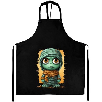 Discover Halloween Spooky Cartoon Mummy Aprons