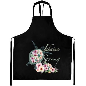 Discover Lahaina Strong: Hibiscus and Sea Turtle Aprons