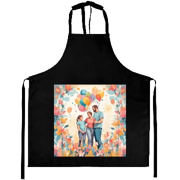 Discover Happy Family Day Aprons