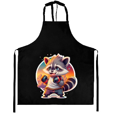 Discover Never give up typography funny Aprons