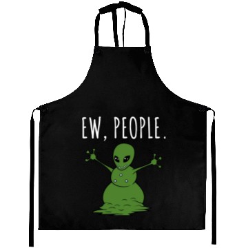 Discover Ew People Alien Snowman Aprons