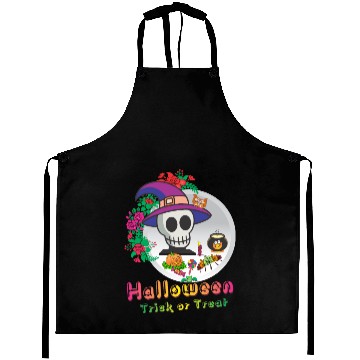 Discover Halloween Trick or Treat Aprons