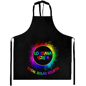 Discover Total Solar Eclipse Louisiana 4/28/24 Kids Eclipse Aprons