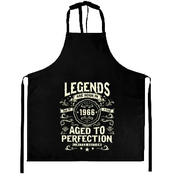 Discover 1966 Legends Birthday Gift Aprons