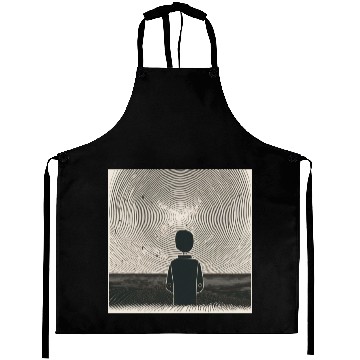 Discover Silence's Essence: Abstract Serenity Aprons