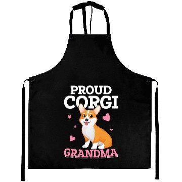 Discover Proud Corgi Grandma Aprons