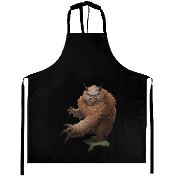 Discover Grizzly Owl - Fantasy Creature Aprons