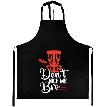 Discover Don't Nice Me Bro Disc Golf Frisbee Aprons