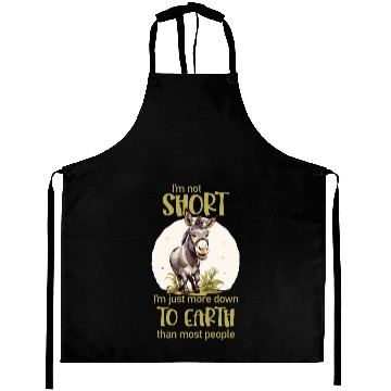 Discover I'm not short. - Donkey lovers Aprons