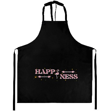 Discover Happiness And Flamingo Aprons
