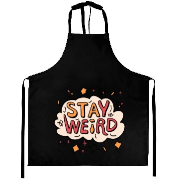 Discover Stay Weird Aprons