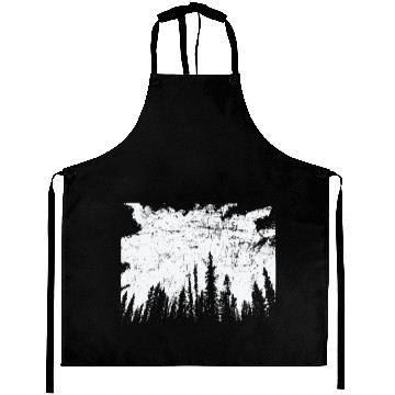 Discover Forest at Night Nature Leaves Environment Aprons