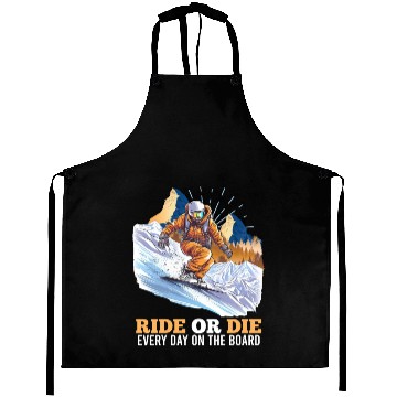 Discover Snowboarding Ride 'n Die Snowboarder Extreme Aprons