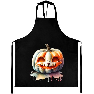 Discover Pumpkin With Cat Face Aprons