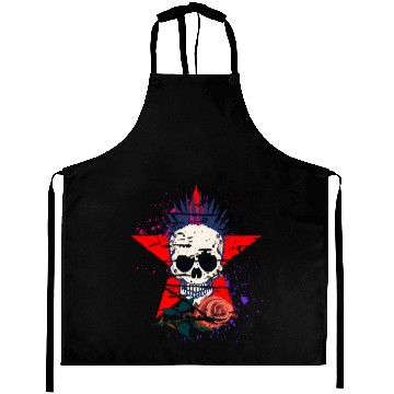 Discover FFS PUNK ROCK FANS PUNK EMO LOVER Aprons