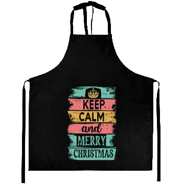 Discover Keep Calm and Merry Christmas Aprons