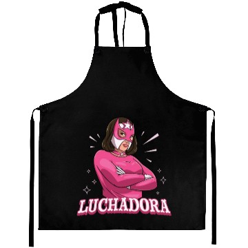 Discover Mexican Wrestling Wrestler Lucha Libre Mask Mexico Aprons
