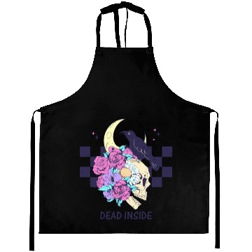 Discover "Dead Inside" Halloween Aprons