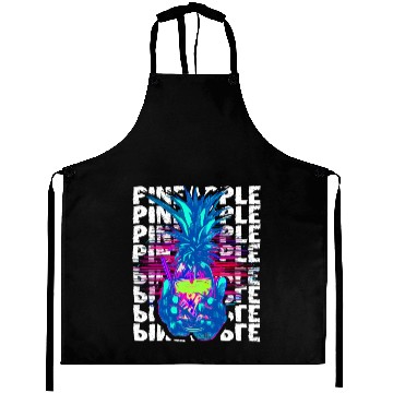 Discover Pineapple Illustration Aprons