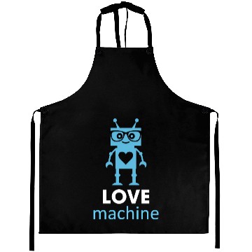 Discover Love Machine Robot Aprons