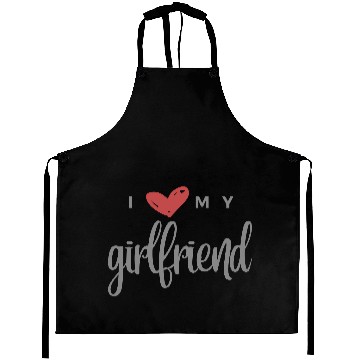 Discover I Love My Girlfriend Aprons